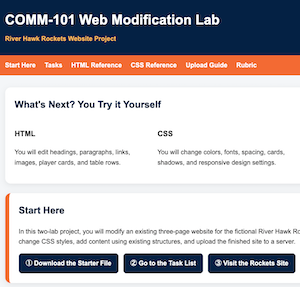 COMM-101 HTML Lab