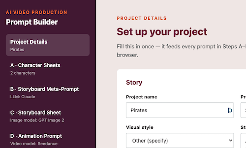 Storyboard Builder App