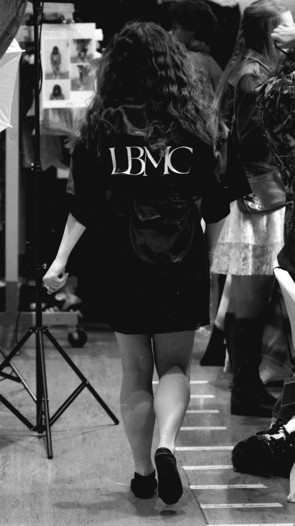 Backstage at LBMC fashion show